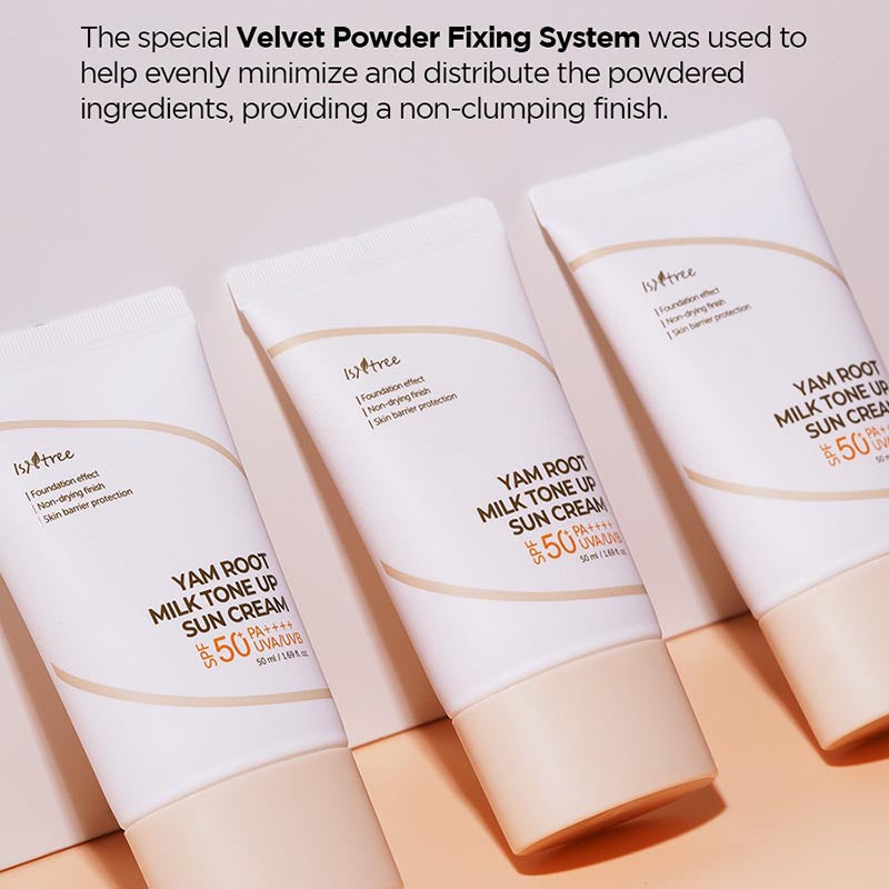 ISNTREE Yam Root Milk Tone Up Sun Cream SPF50+ PA++++