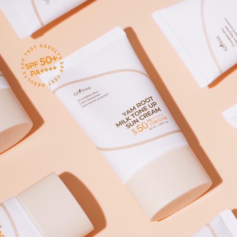 ISNTREE Yam Root Milk Tone Up Sun Cream SPF50+ PA++++